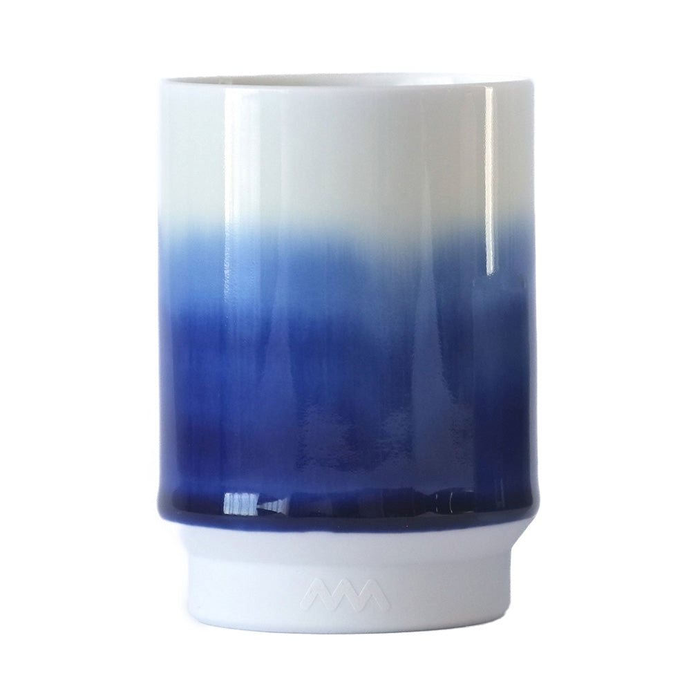 Asemi Hasami-Yaki Cup Indigo Gradient Large