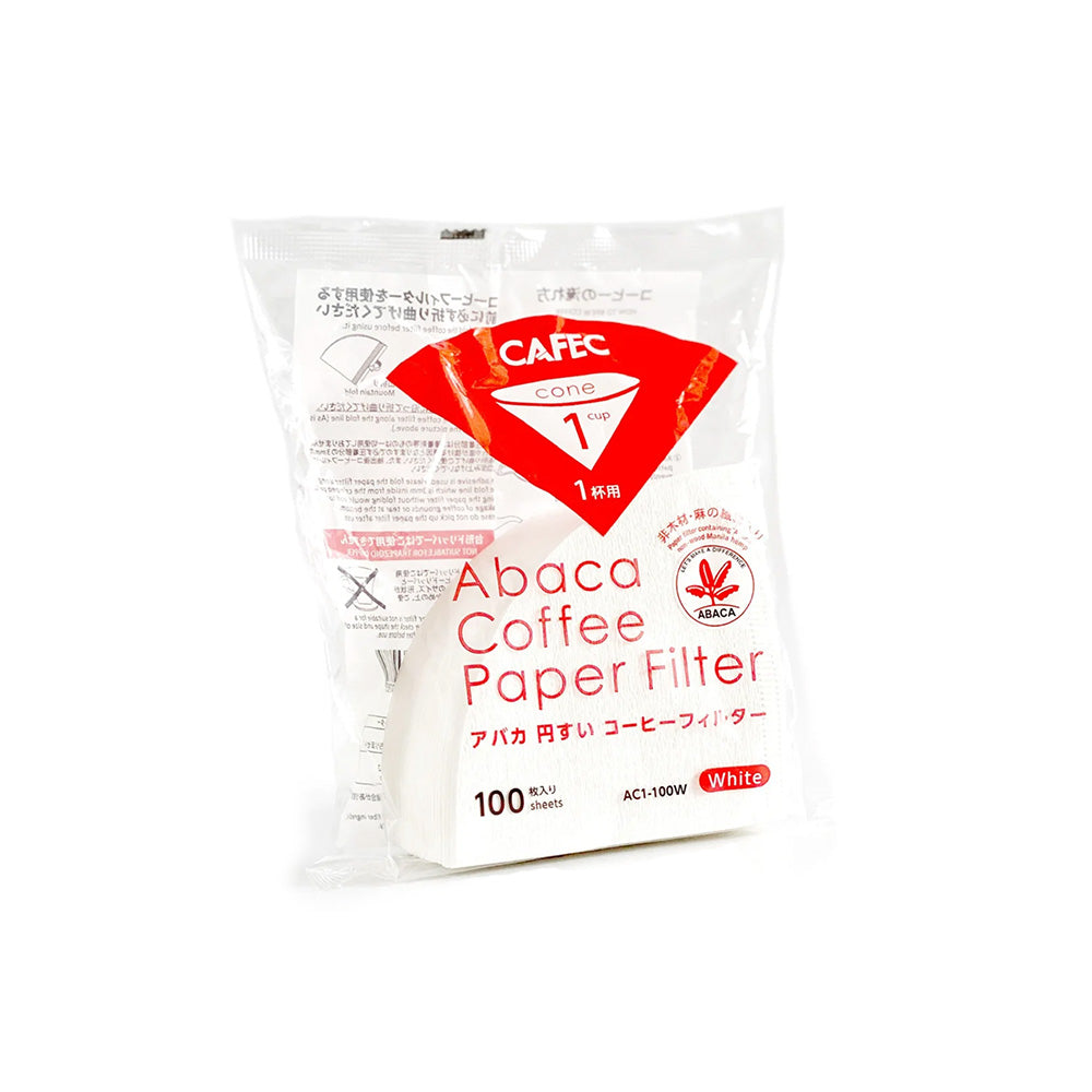 Cafec Abaca Papierfilter 01 (100 Stück)